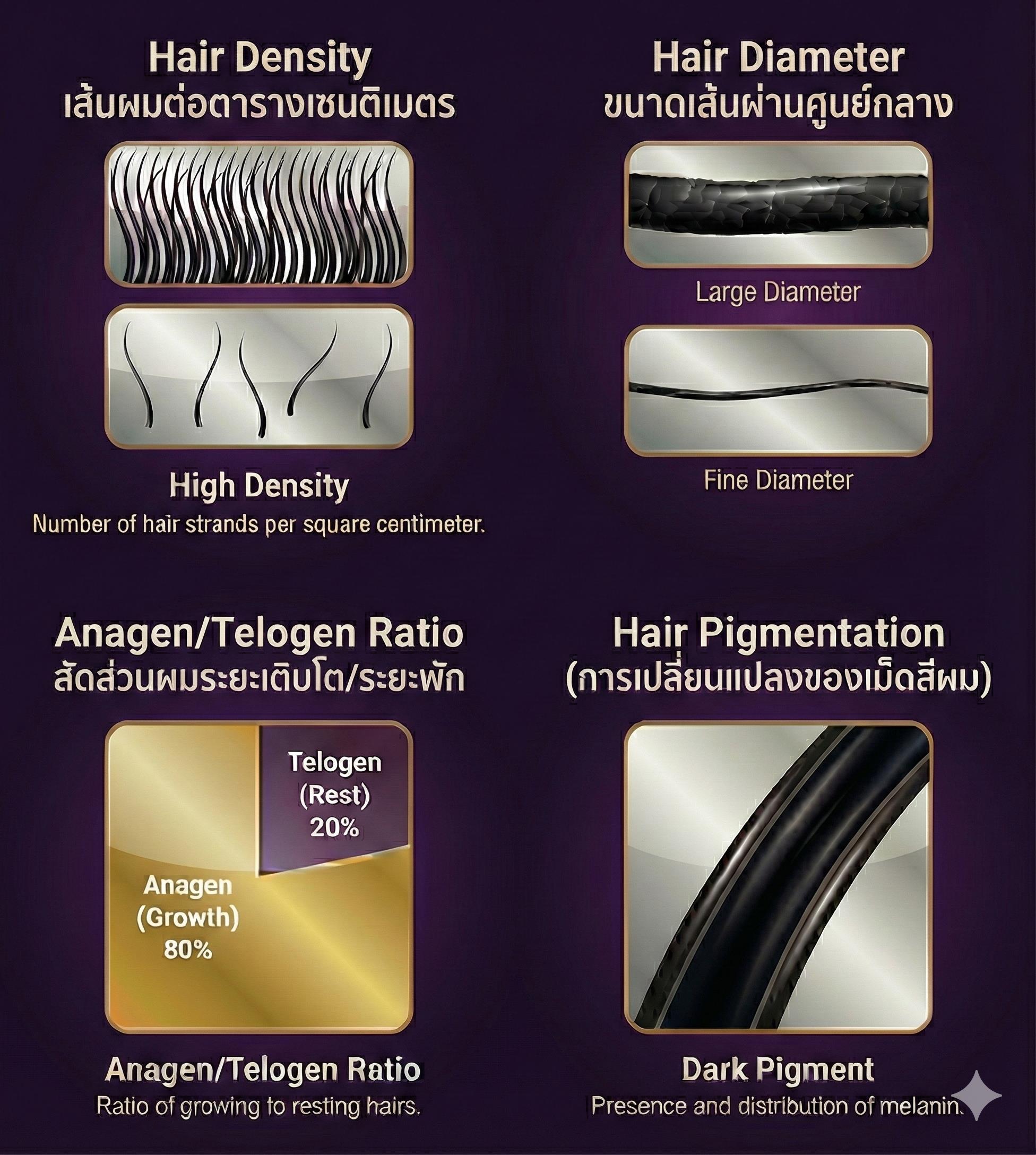 hair quality criteria